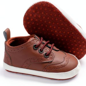 Baby Girl Shoes Breathable PU Leather-0