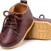 Baby Boys Oxford Dress Shoes High Quality PU Leather-0