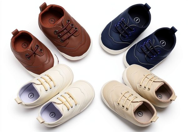 Baby Girl Shoes Breathable PU Leather-4