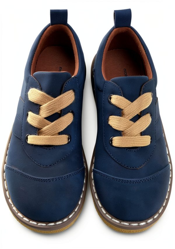 Gerber Modern Moments Navy Oxford Shoes Toddler-1
