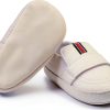 Pavo Baby Boys Soft PU Leather Shoes White-3