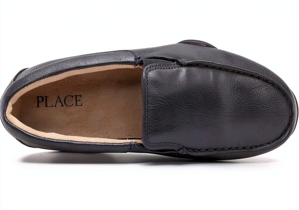 Children Place Kids Loafers Leather Slip On-4