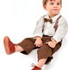 Toddler Brown Oxford Shoes for Boys Girls-1