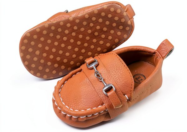 Suede Baby Loafers TinyTreads Unisex Soft Sole-1