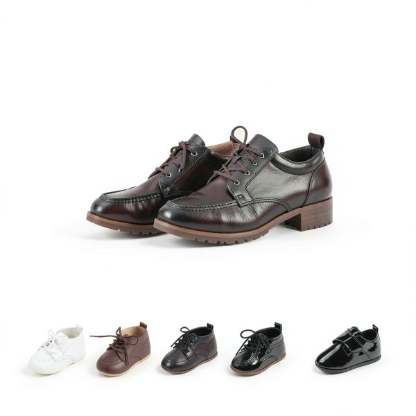 Baby Boys Oxford Dress Shoes High Quality PU Leather-5