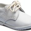 Pavo Toddler Oxford Shoes Ivory Leather Lace Up-2