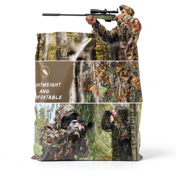 MOPHOTO Youth Camouflage Ghillie Suit for Hunting-5