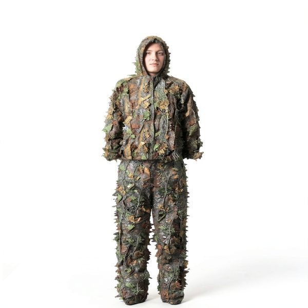MOPHOTO Youth Camouflage Ghillie Suit for Hunting-4