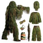Bosvin Camouflage Ghillie Suit 3D Polyester-0