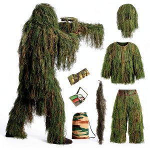 Bosvin Camouflage Ghillie Suit 3D Polyester-0