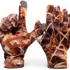 Hunting Gloves AUSCAMOTEK Stretchable Camouflage Leather One Size-0