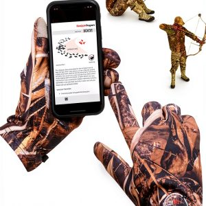DecoyPro Camouflage Hunting Gloves Lightweight Thermal Touchscreen-0