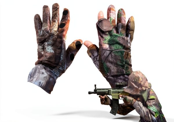 BEAUTI4U Hunting Gloves Camouflage One Size Flexible Lightweight-0