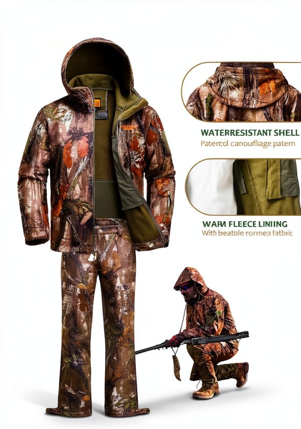 New View Hunting Camo Jacket & Pants Set Nv Camo Reed/Tree-1