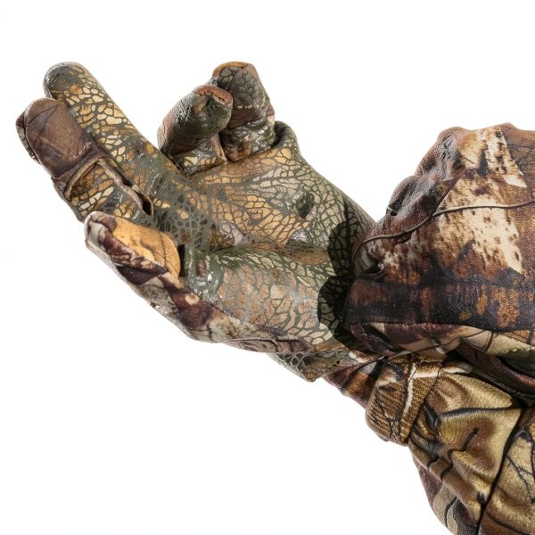 BEAUTI4U Hunting Gloves Camouflage One Size Flexible Lightweight-2