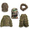 Mophoto Ghillie Hunting Camouflage Suit Dense Forest Youth to XL-6