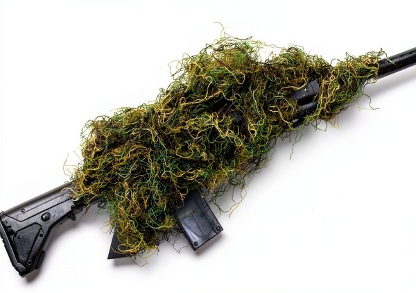 AUSCAMOTEK Ghillie Suit Full Coverage Camouflage Set Green Grass Small-2