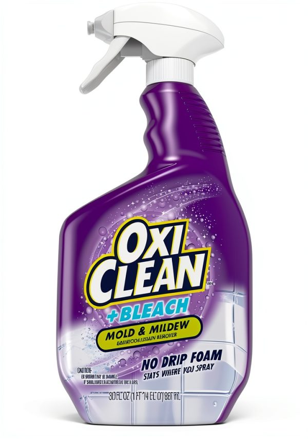 OxiClean plus Bleach No Drip Foam Mold & Mildew Remover 30 oz 2 Pack-1