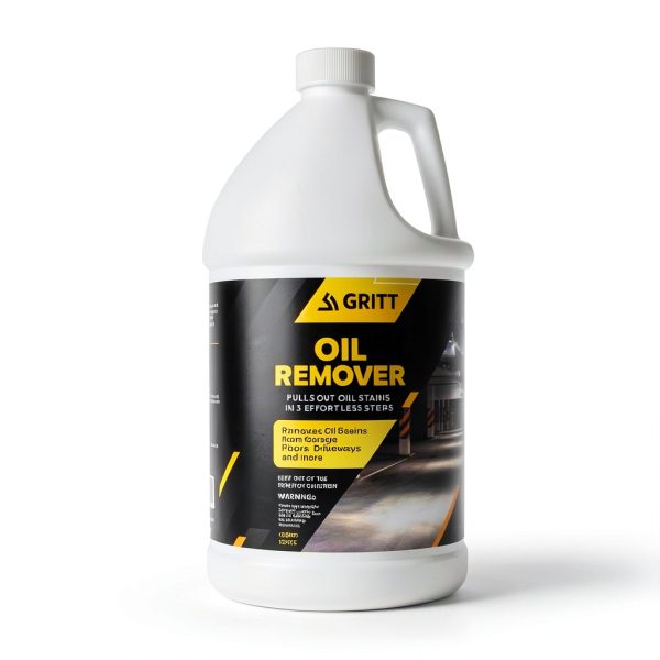 Concrete Oil Stain Remover by GRITT COMMERCIAL 64 oz Cleaner-2