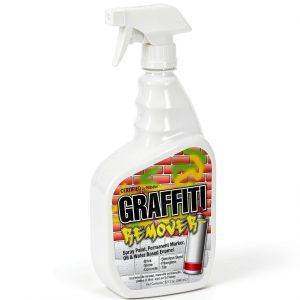 Graffiti Remover Hospeco Enamel Cleaner 1 Quart Clear Spray Paint-0